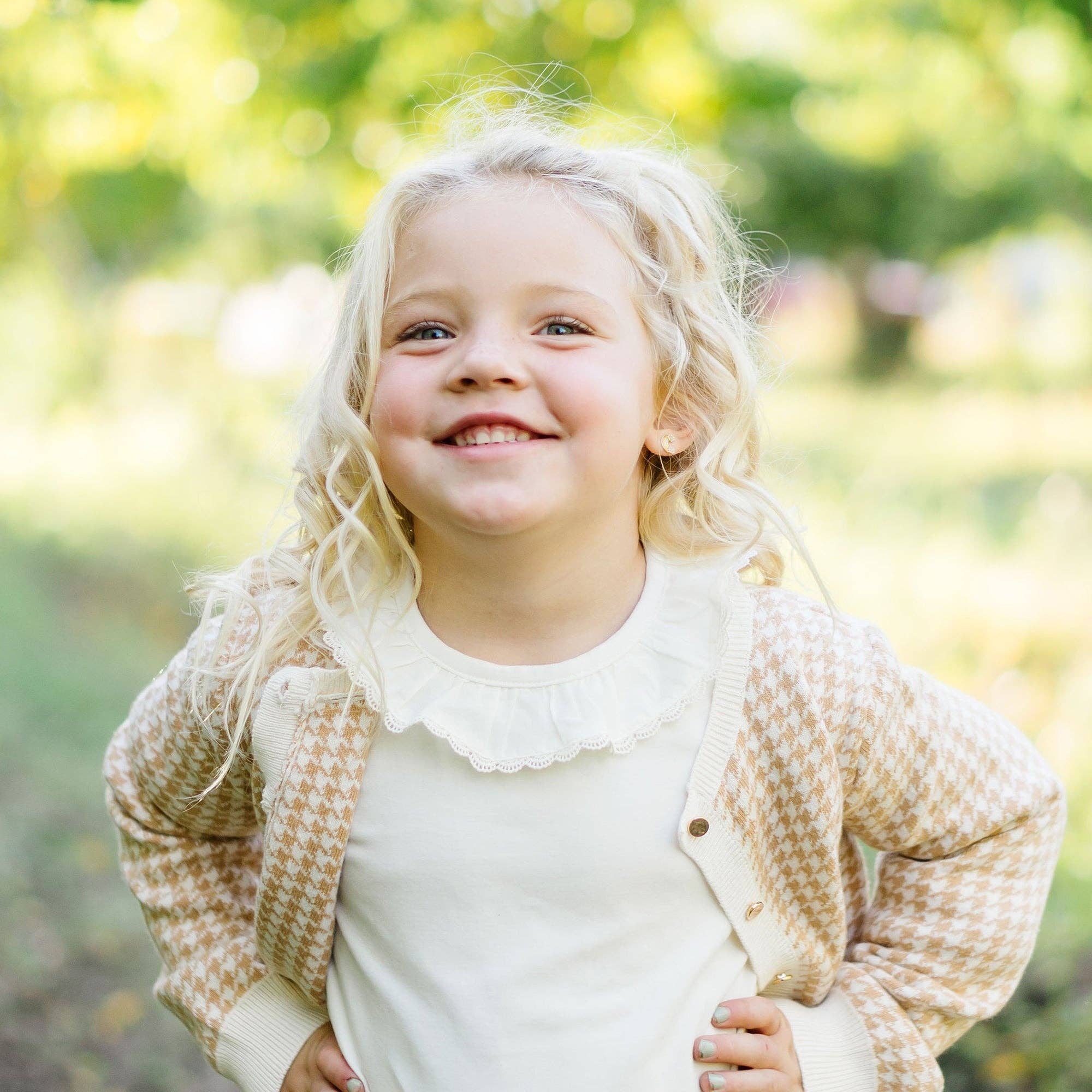 Image of Ruffle Neck Knit Top - Baby